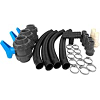 well2wellness® Easy Pool Bypass Set sin pegar para calefacción solar- bomba de calor y calefacción de piscina